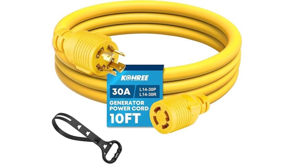 10ft 30a generator cord