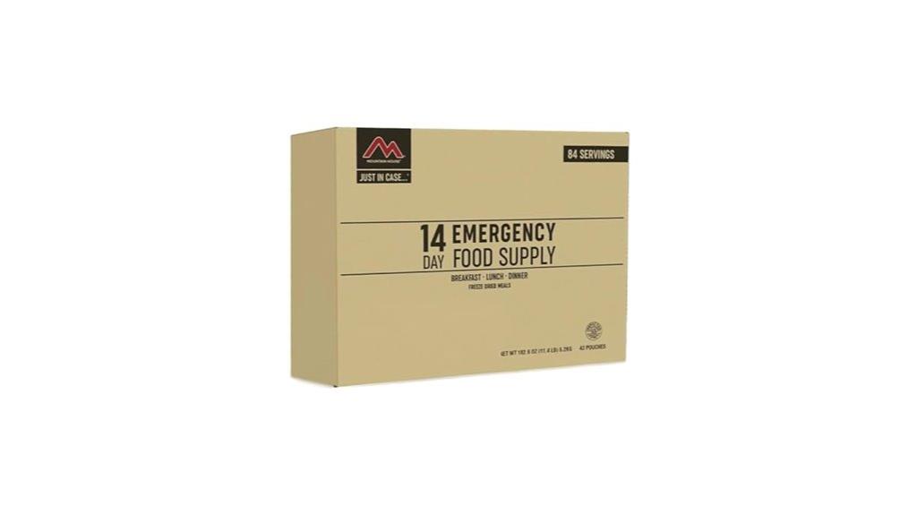 14 day emergency food kit