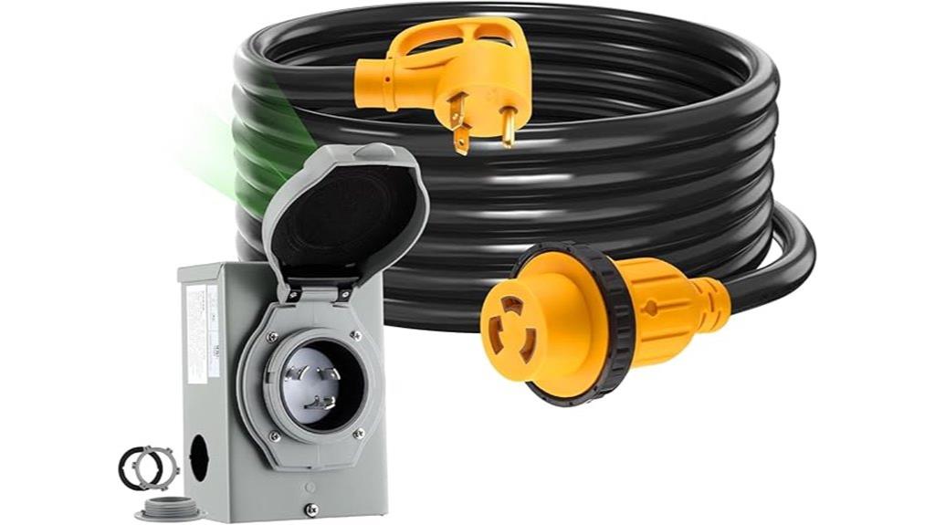 15 foot rv power cord