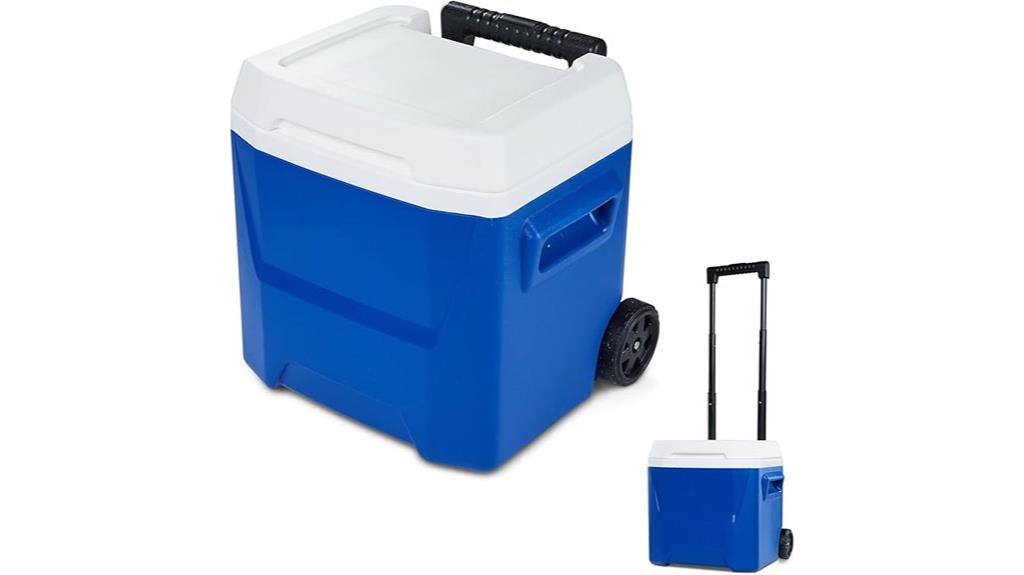 16 quart wheeled cooler