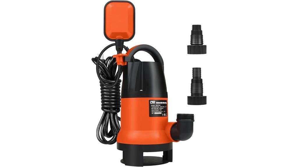 1 hp submersible pump