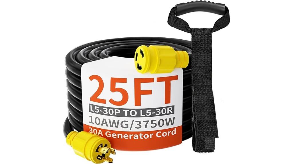 30 amp 25 ft cord