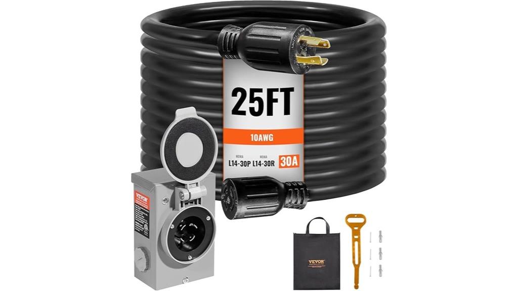 30 amp generator cord kit