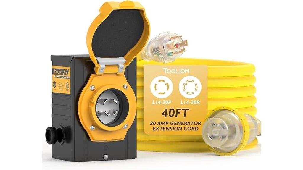 30 amp generator cord