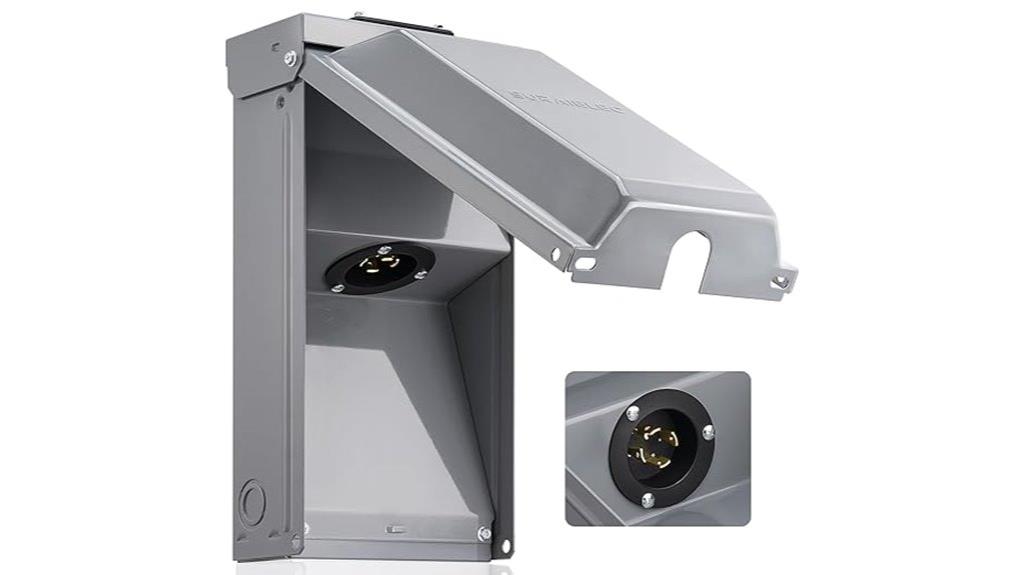 30 amp generator power inlet