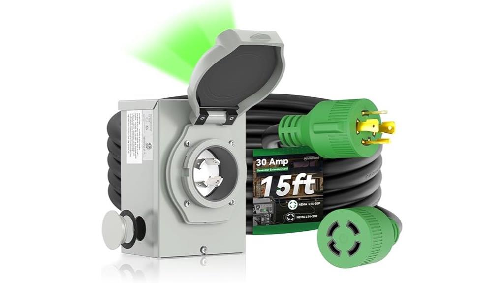 30 amp generator power kit