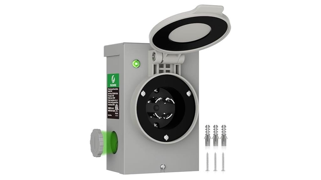 30 amp power inlet box