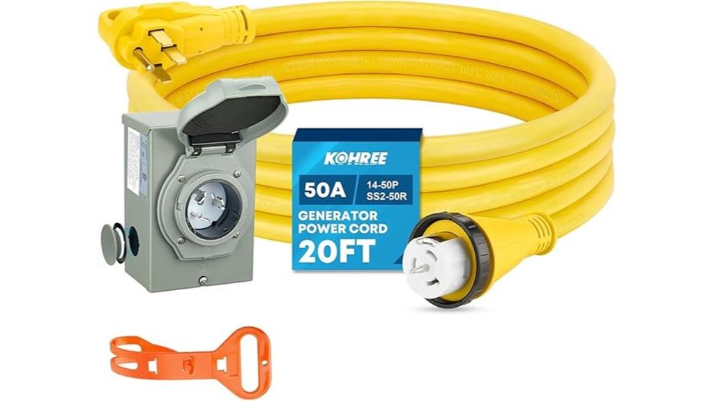 50 amp generator cord