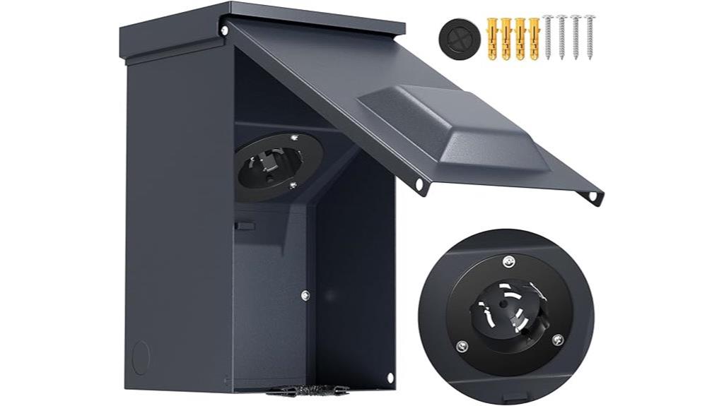 50 amp generator inlet box