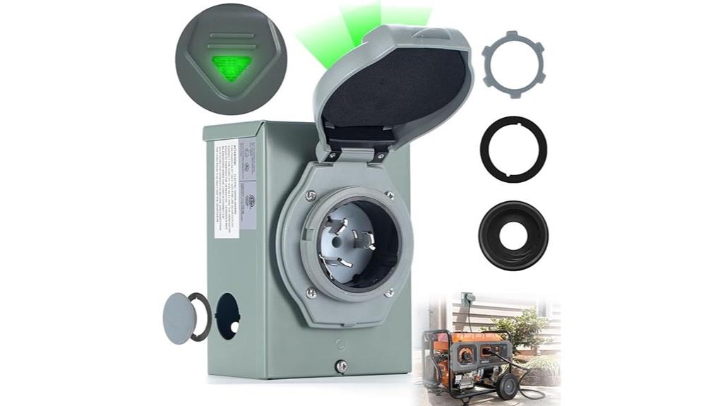 50 amp generator inlet