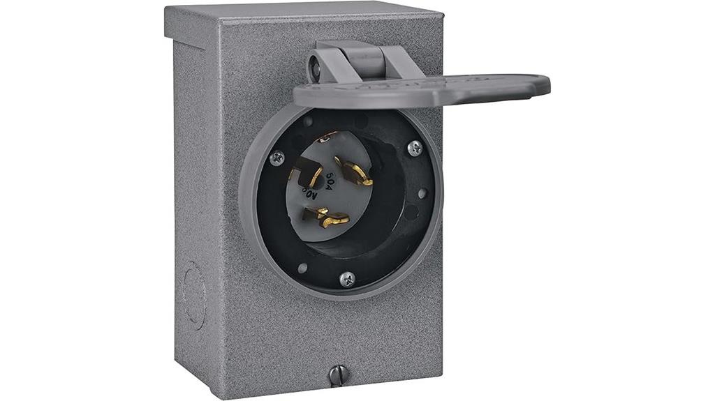 50 amp power inlet box