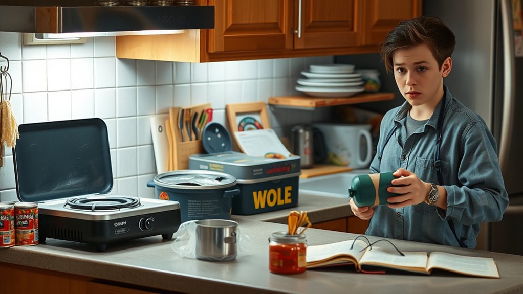 always have backup cooking supplies