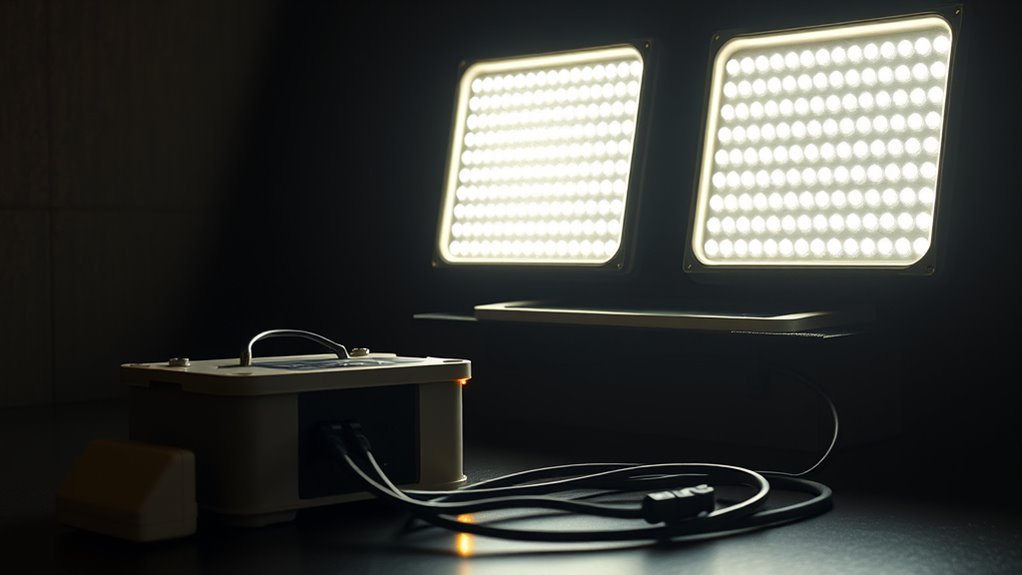 automatic battery powered illumination