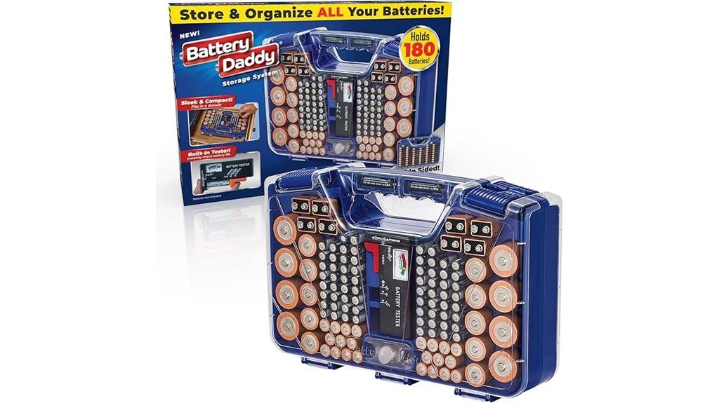 battery storage and organizer