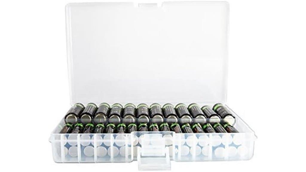 battery storage box for aa and aaa