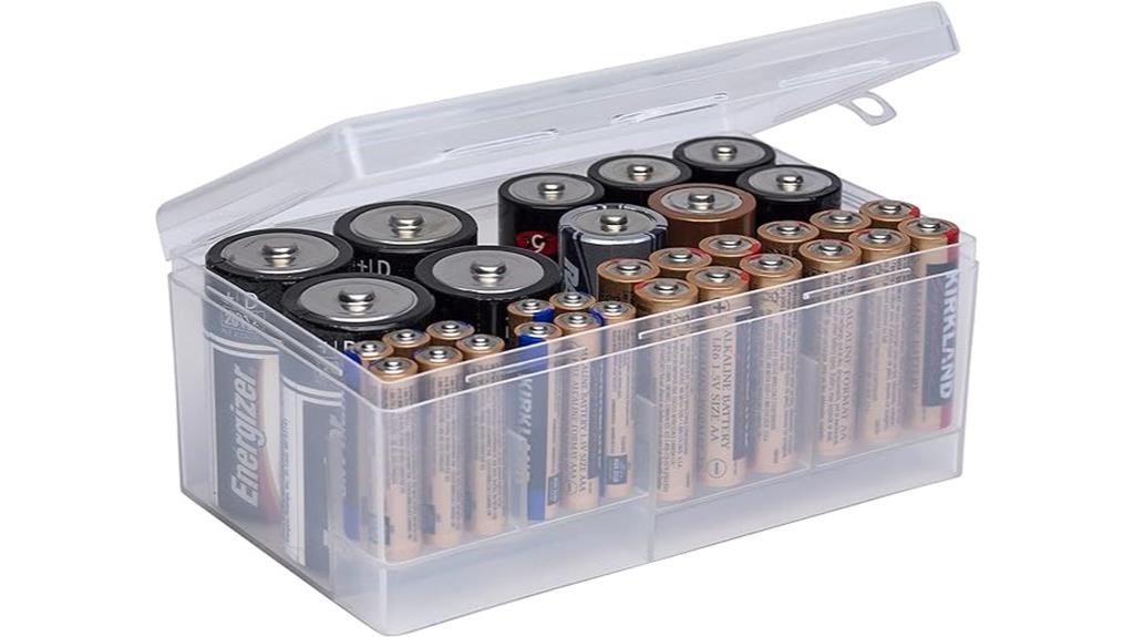 battery storage case capacity