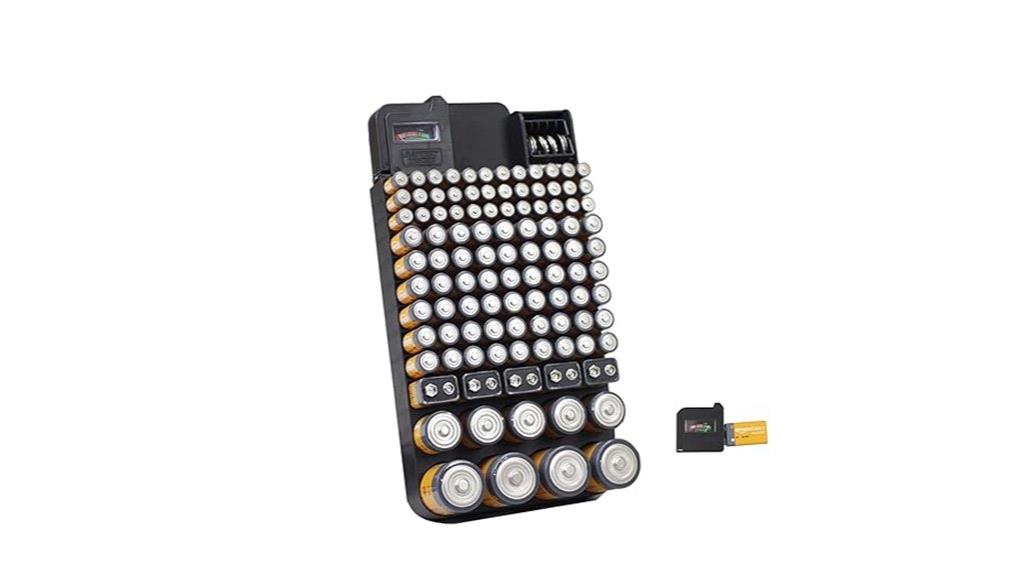 battery storage with tester