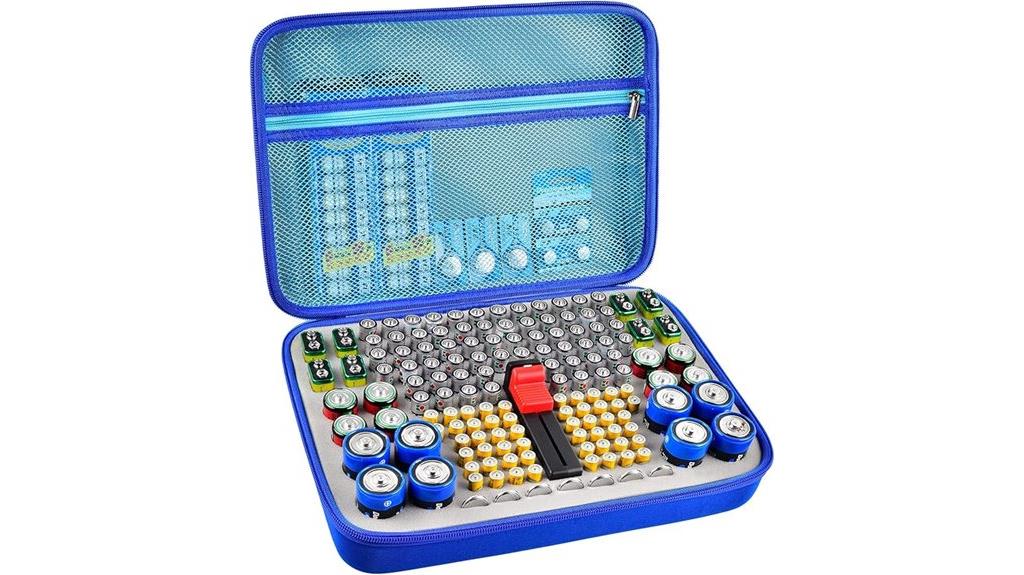 battery storage with tester