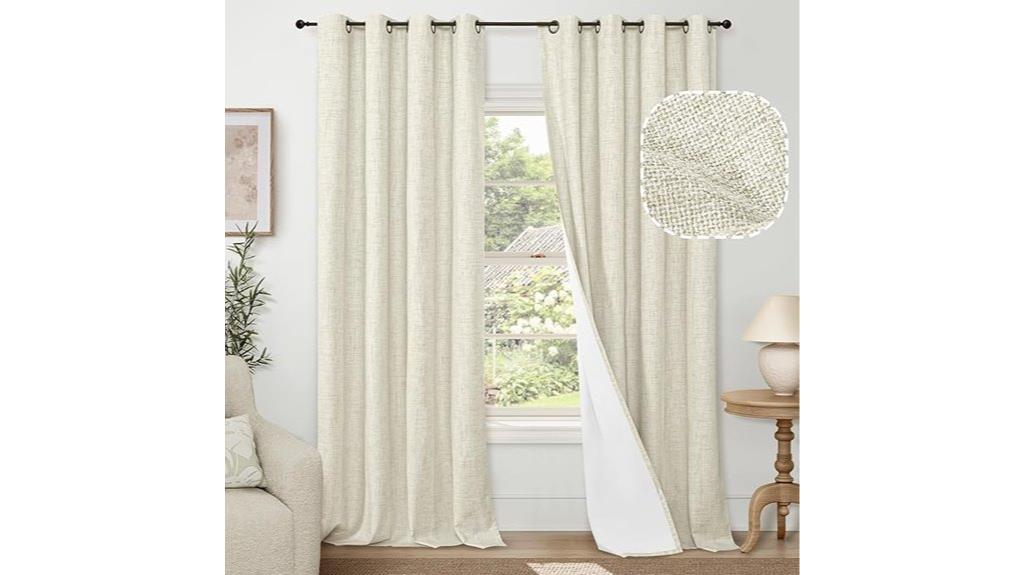 bedroom blackout curtain panels