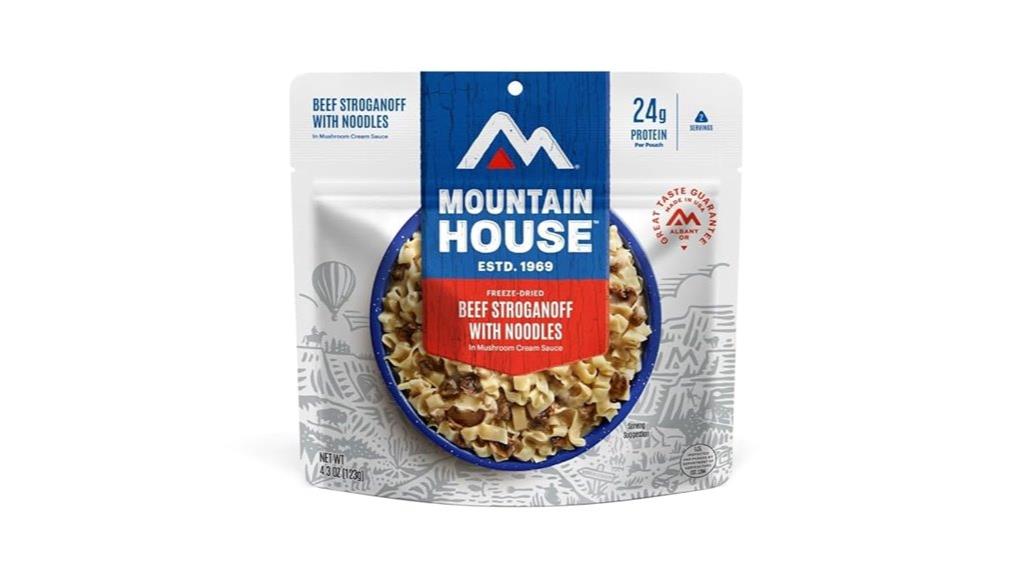 beef stroganoff with noodles