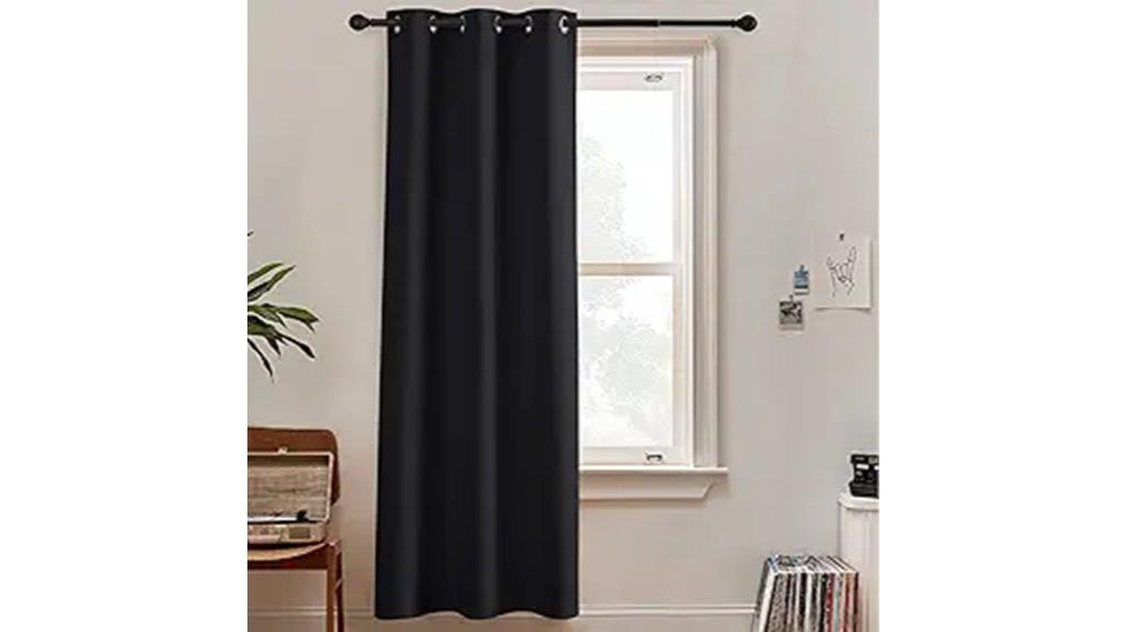 black 60x84 curtain dividers
