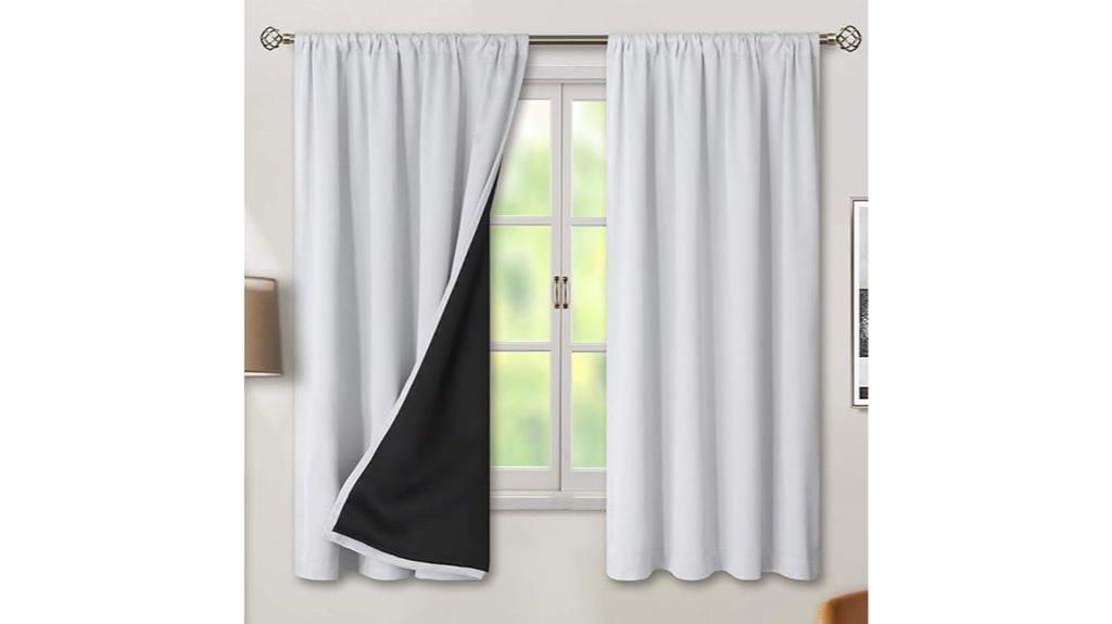 blackout curtain panels set