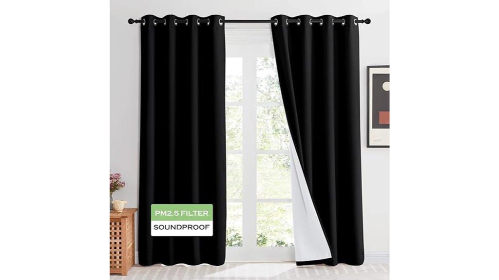 blackout curtain set