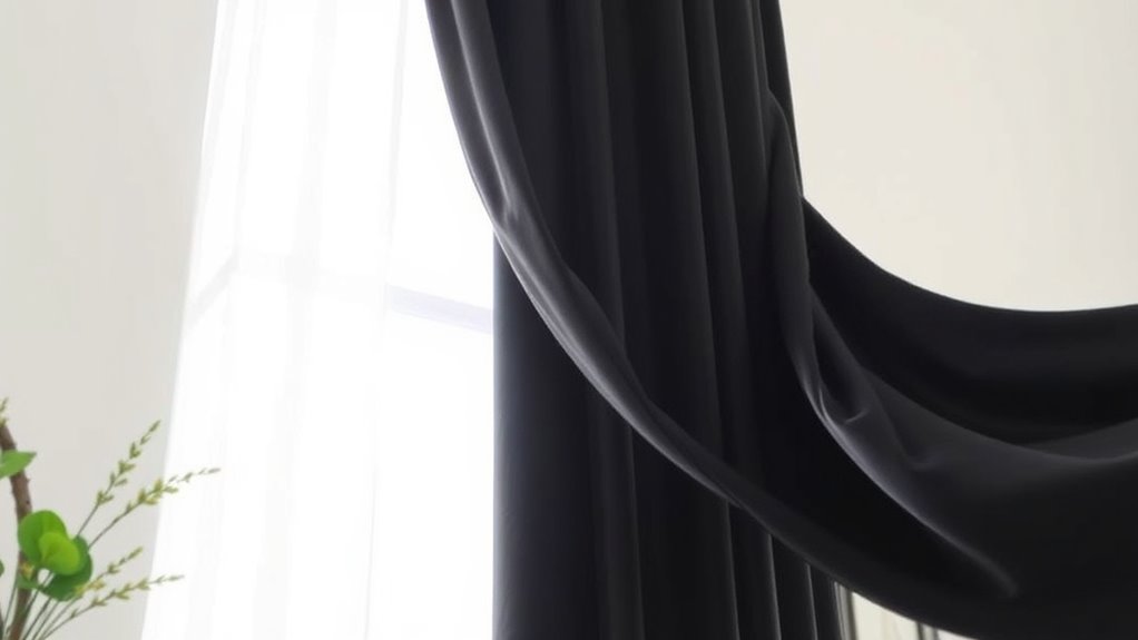 blackout noise reducing curtains