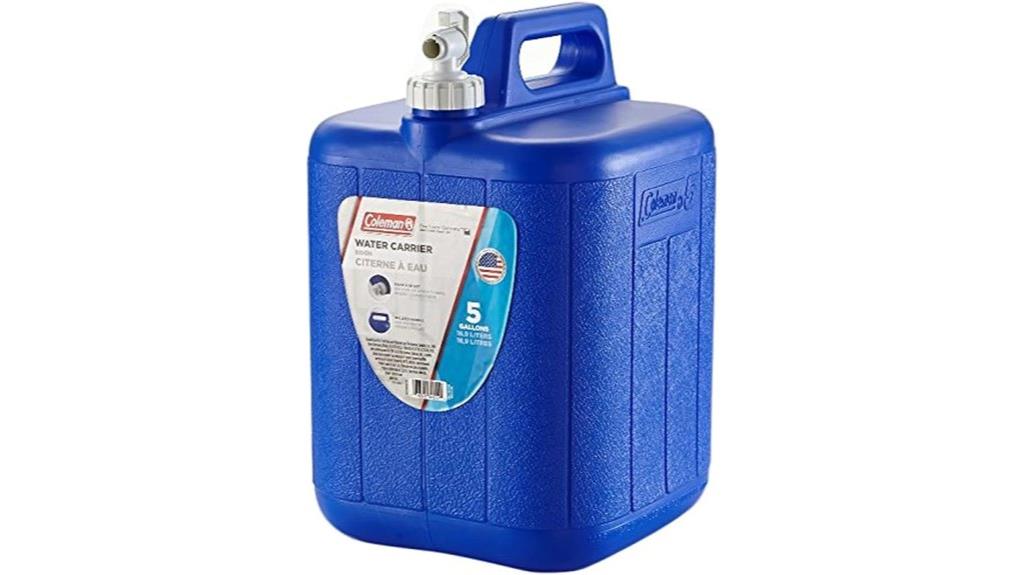 blue coleman 5 gallon carrier