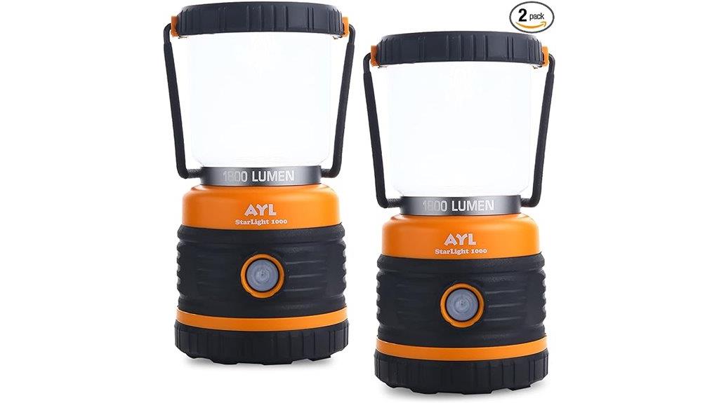 bright battery camping lantern