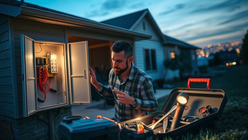 call electrician for issues