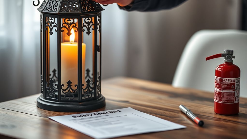 candle safety tips and precautions