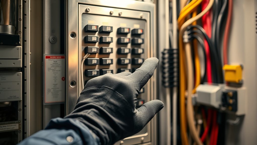 check breaker for damage