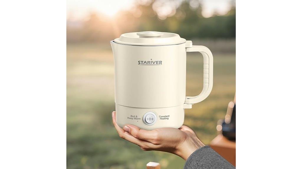 compact 600ml electric kettle