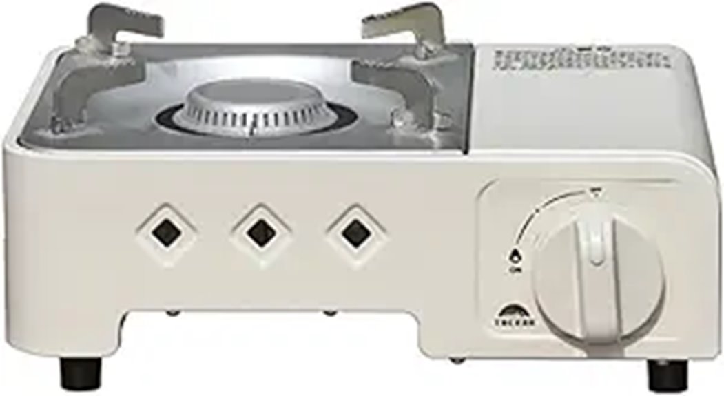 compact magnetic butane stove