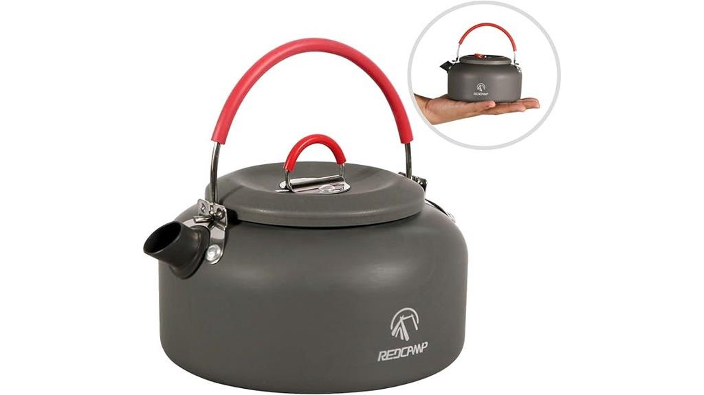 compact redcamp camping kettle