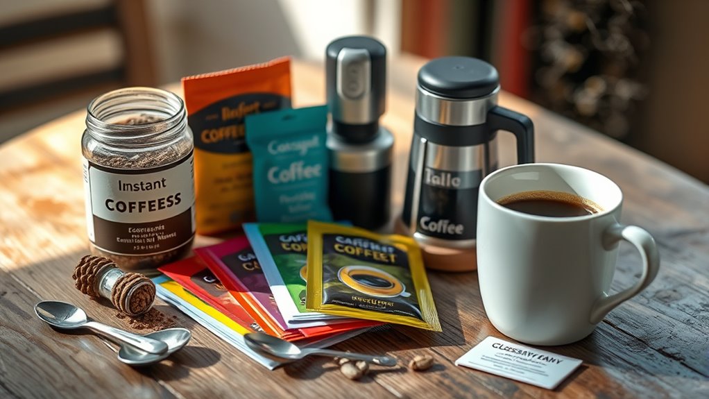 convenient varied instant coffee