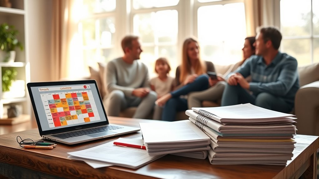 create flexible family communication plan