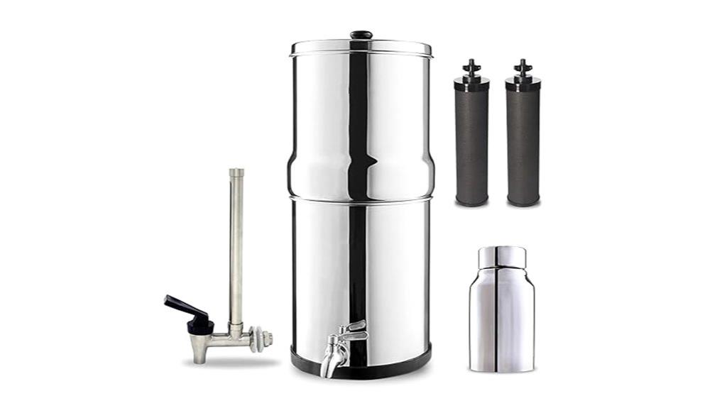 denali stainless gravity filter