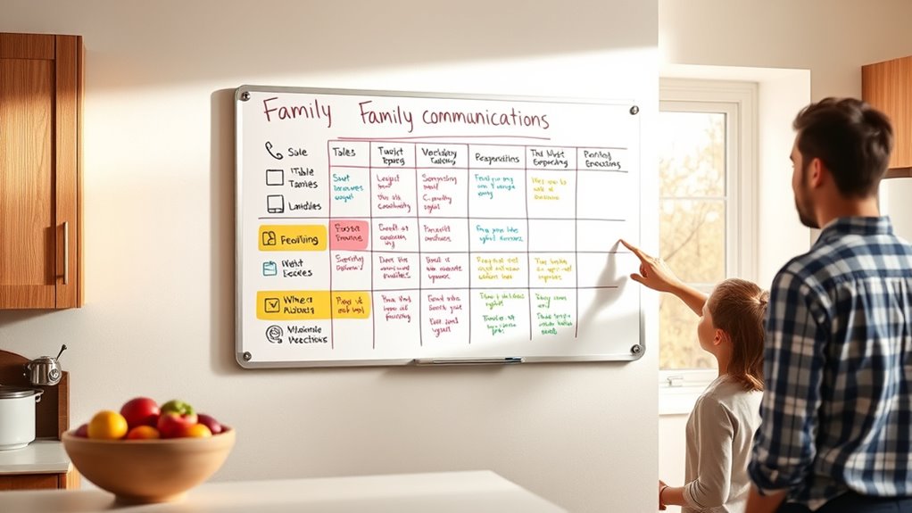 designate communication responsibilities clearly