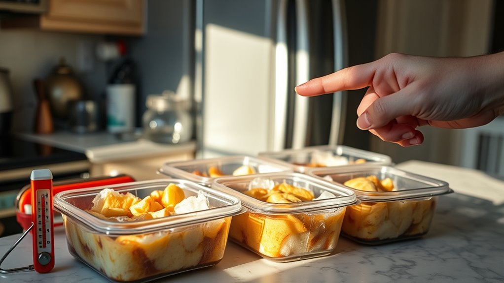 discard perishable food timely