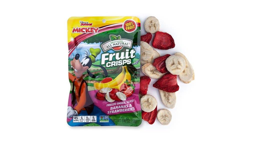 disney themed dried fruit snacks