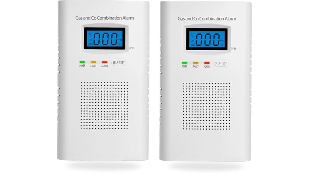 dual gas carbon monoxide detectors
