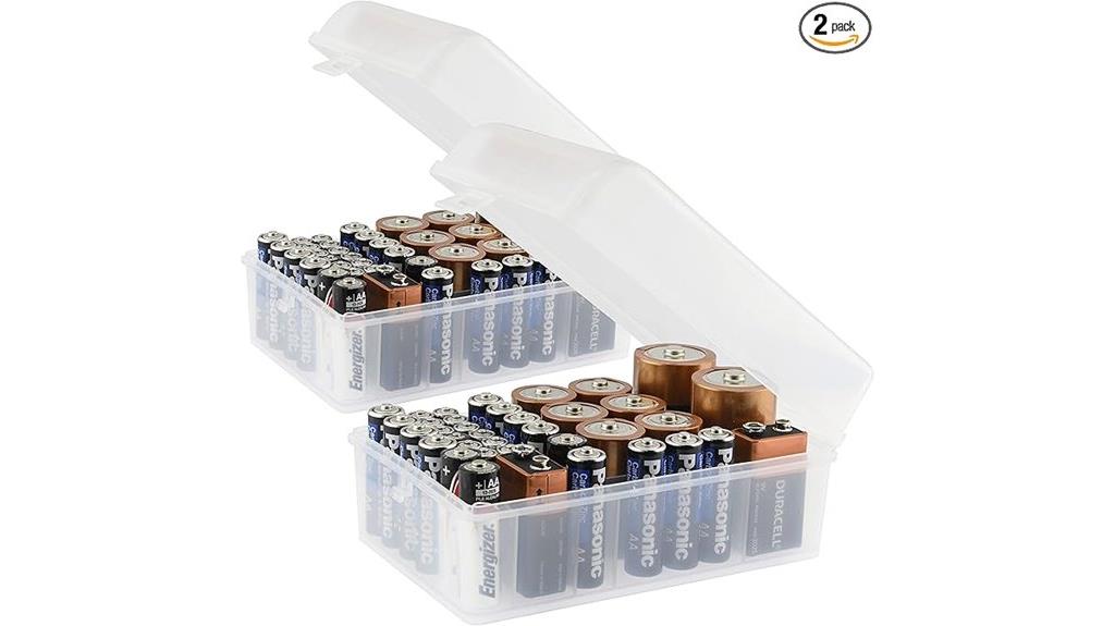 dual glossy battery boxes