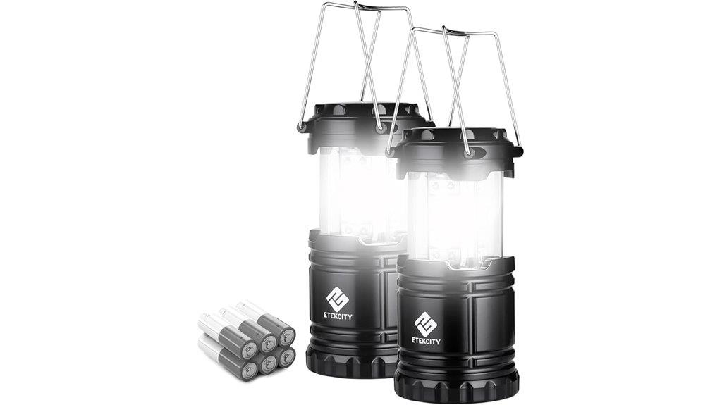 dual led lanterns pack