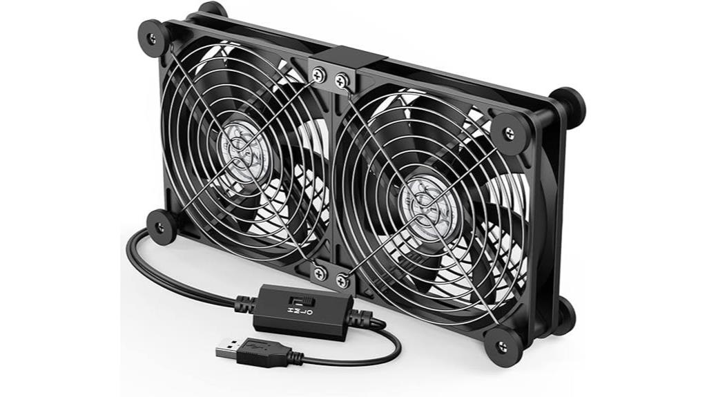 dual usb cooling fan