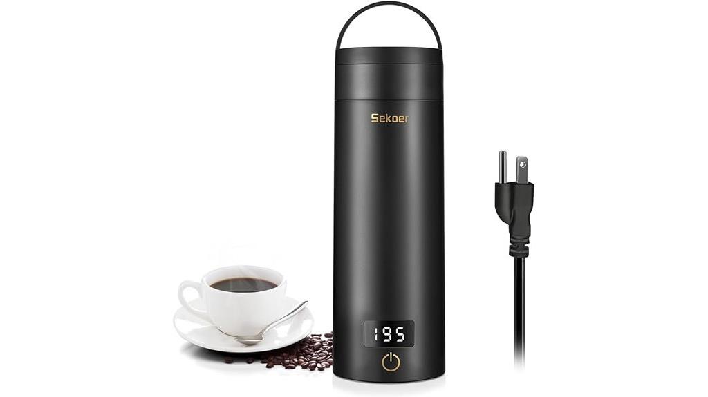 electric kettle with presets
