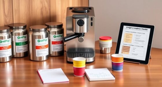 emergency coffee preparation checklist