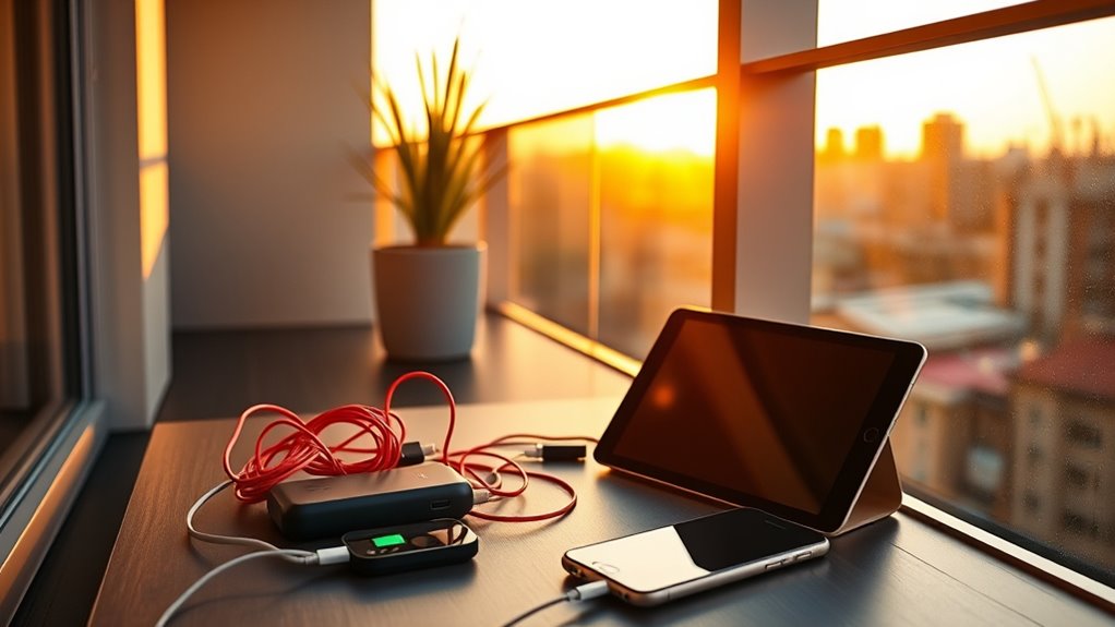 emergency device charging preparedness