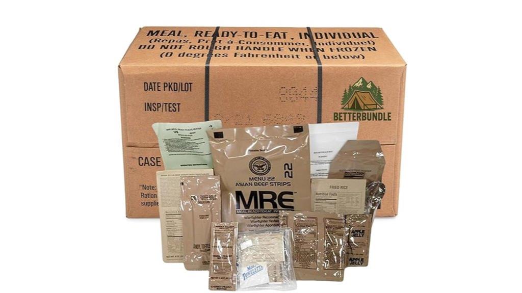 emergency food pack variety